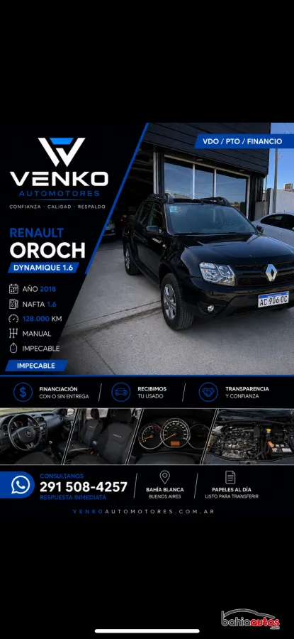 Renault Oroch 2018 usado en Bahía Blanca - foto 5