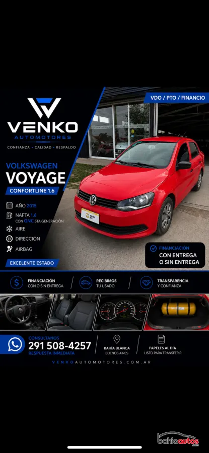 Volkswagen Voyage 2015 usado en Bahía Blanca - foto 4