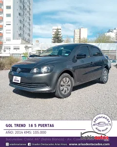 Volkswagen Gol 2014 usado en Bahía Blanca