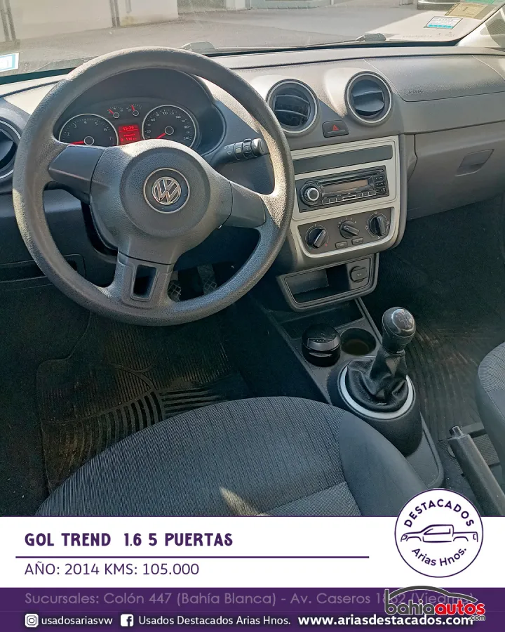 Volkswagen Gol 2014 usado en Bahía Blanca - foto 3
