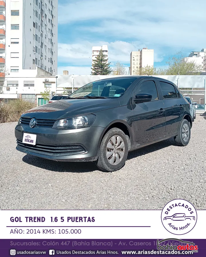 Volkswagen Gol 2014 usado en Bahía Blanca - foto 1