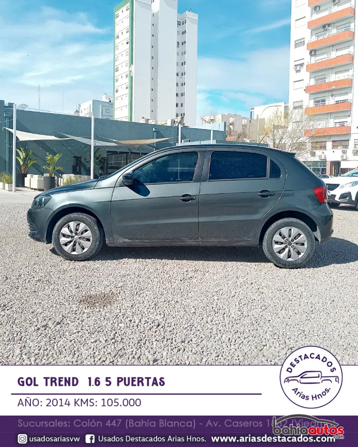 Volkswagen Gol 2014 usado en Bahía Blanca - foto 8