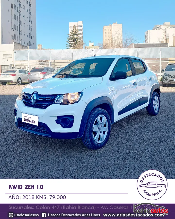 Renault Kwid 2018 usado en Bahía Blanca - foto 1