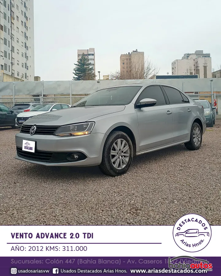 Volkswagen Vento 2012 usado en Bahía Blanca - foto 1