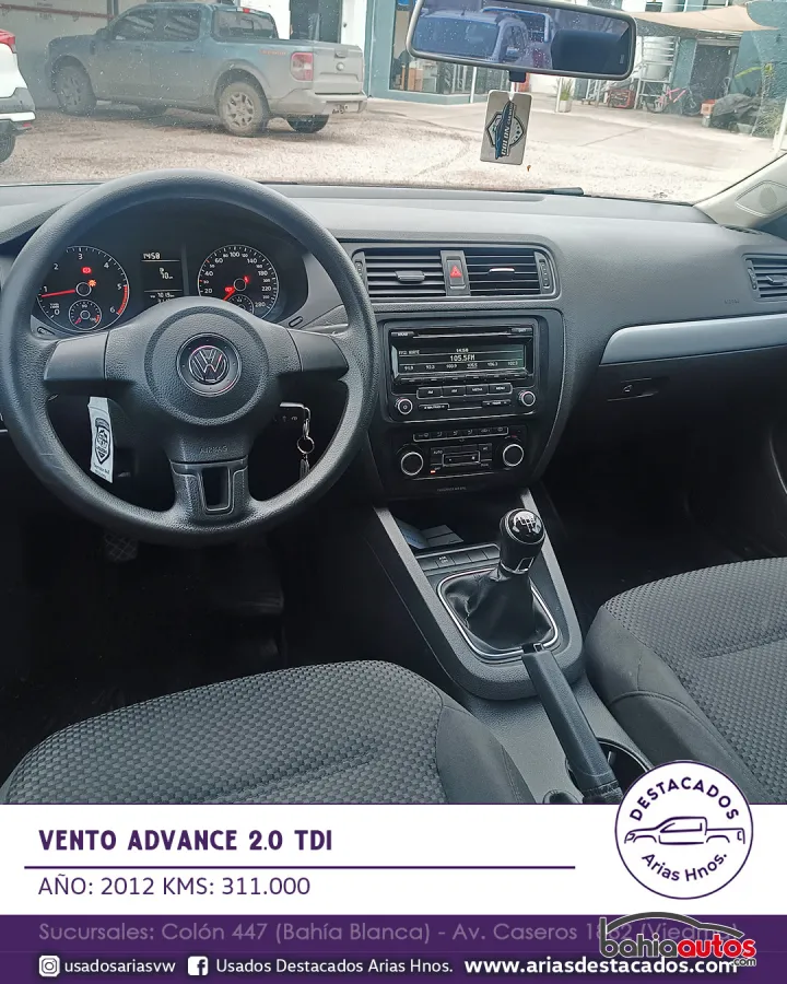 Volkswagen Vento 2012 usado en Bahía Blanca - foto 10