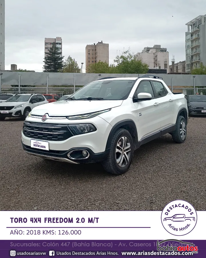 Fiat Toro 2018 usado en Bahía Blanca - foto 1