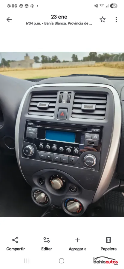 Nissan March 2017 usado en Bahía Blanca - foto 3