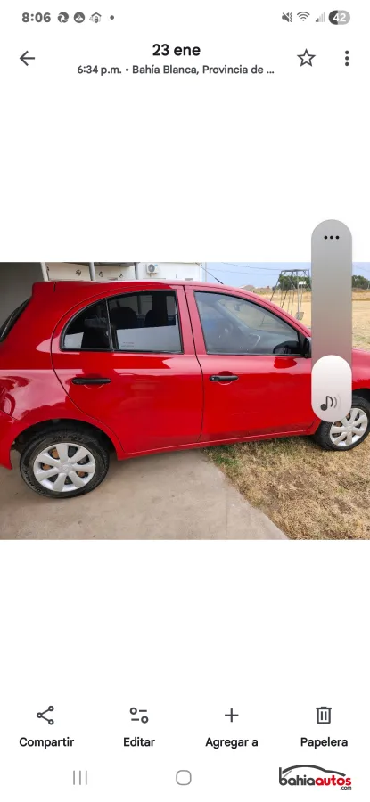 Nissan March 2017 usado en Bahía Blanca - foto 4