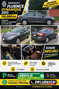 Renault Fluence 2013 usado en Bahía Blanca